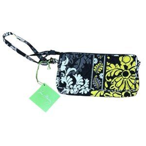 NWT Vera Bradley BAROQUE Wristlet Zippered Clutch Handbag Small Purse Quilted